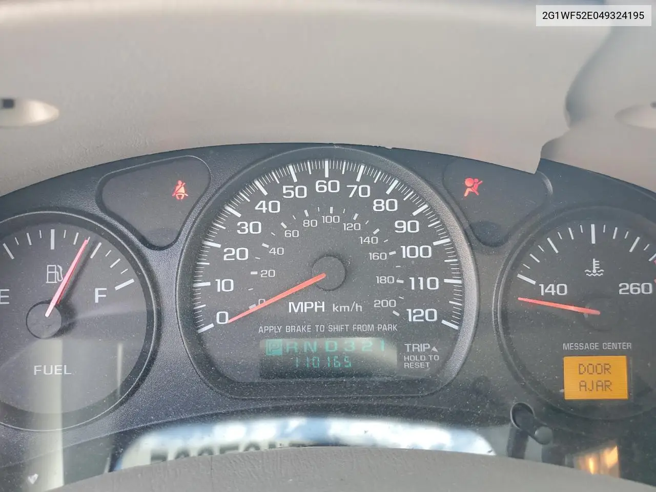 2004 Chevrolet Impala VIN: 2G1WF52E049324195 Lot: 55497305