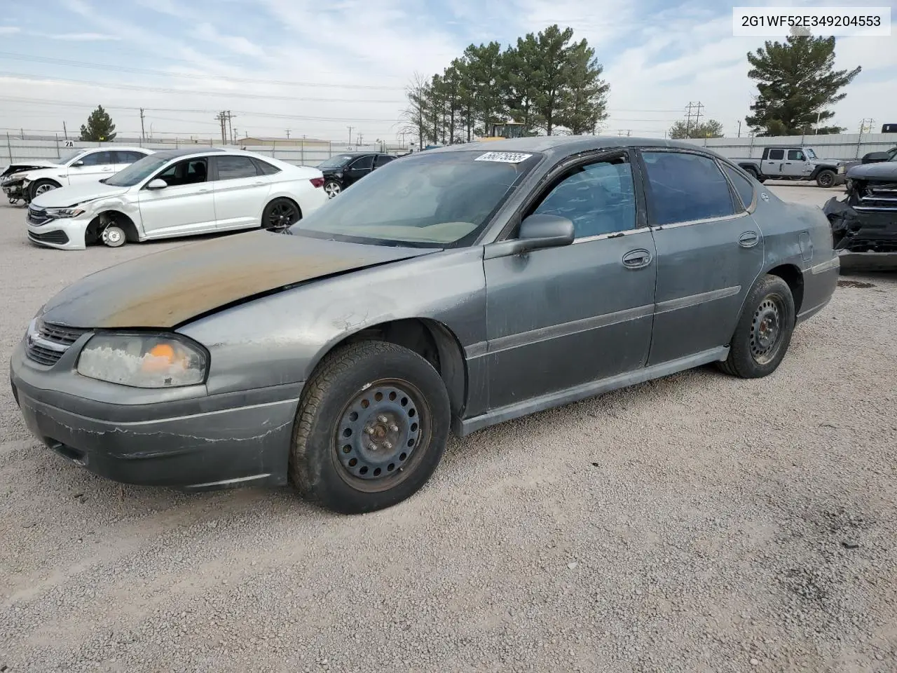 2004 Chevrolet Impala VIN: 2G1WF52E349204553 Lot: 56075655