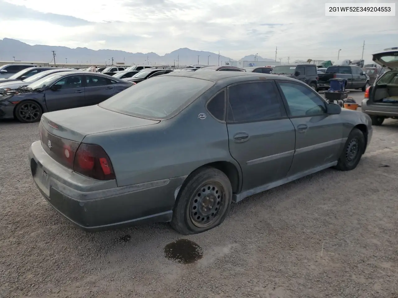 2004 Chevrolet Impala VIN: 2G1WF52E349204553 Lot: 56075655