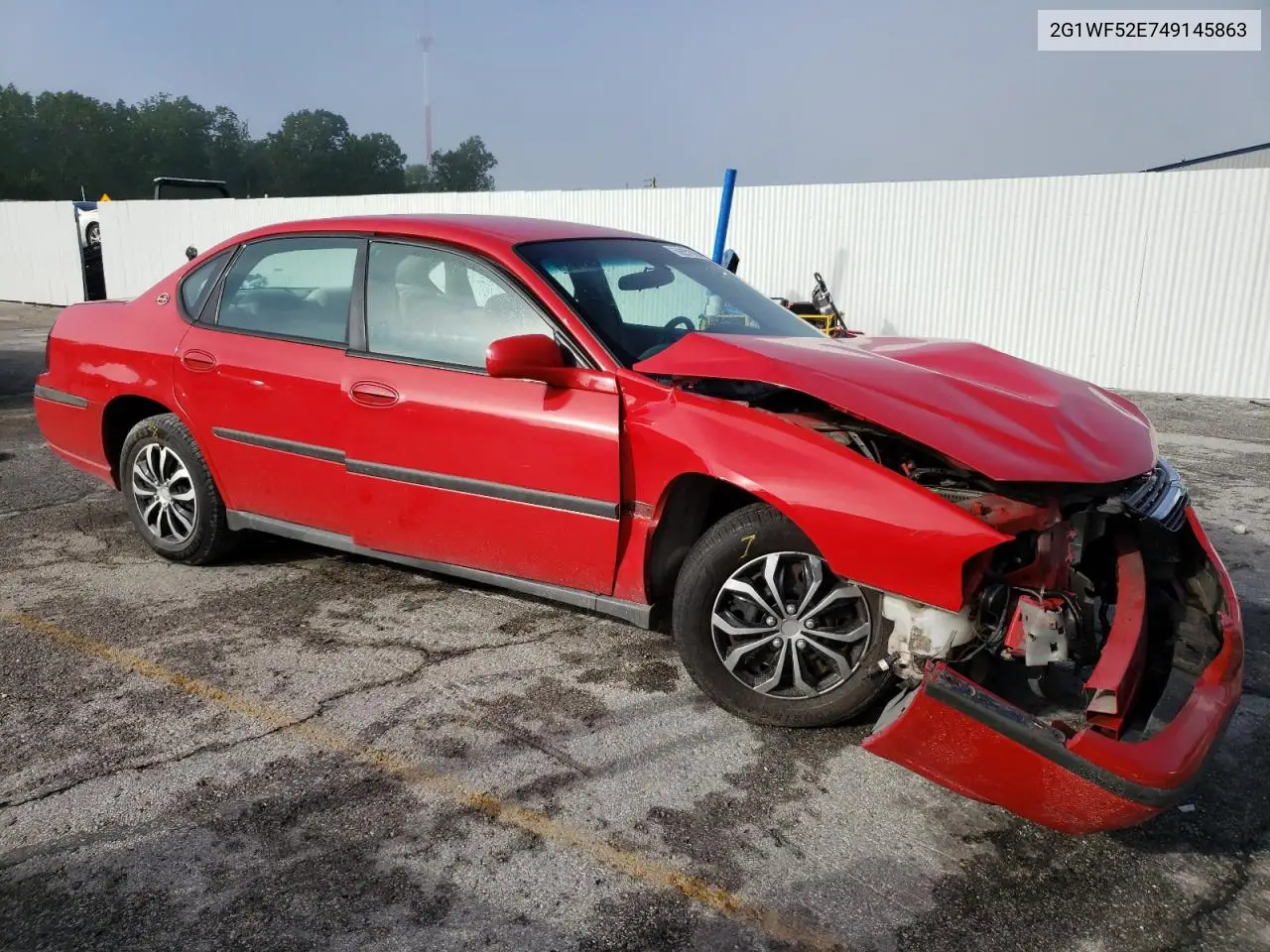 2004 Chevrolet Impala VIN: 2G1WF52E749145863 Lot: 56551995