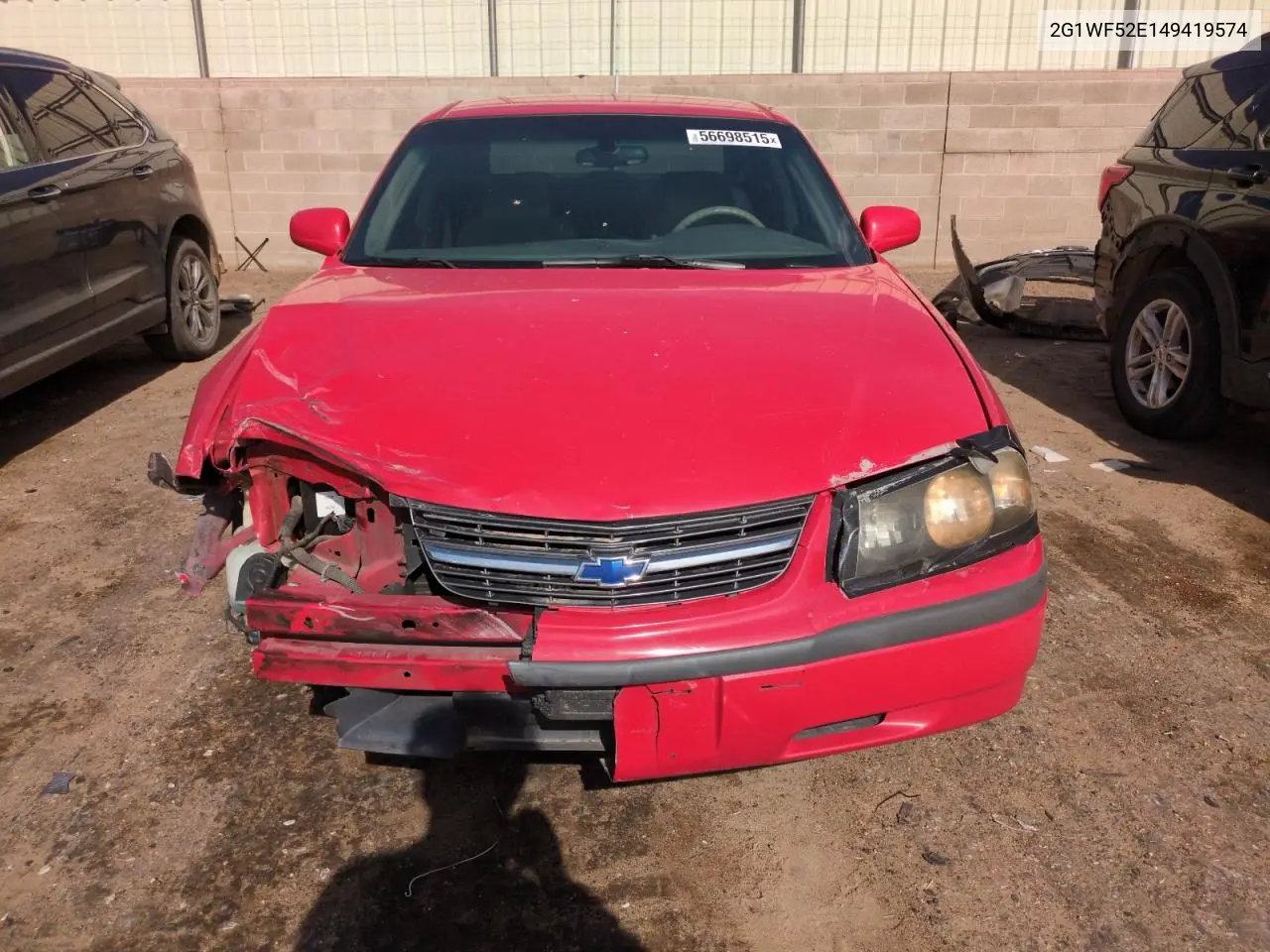 2004 Chevrolet Impala VIN: 2G1WF52E149419574 Lot: 56698515