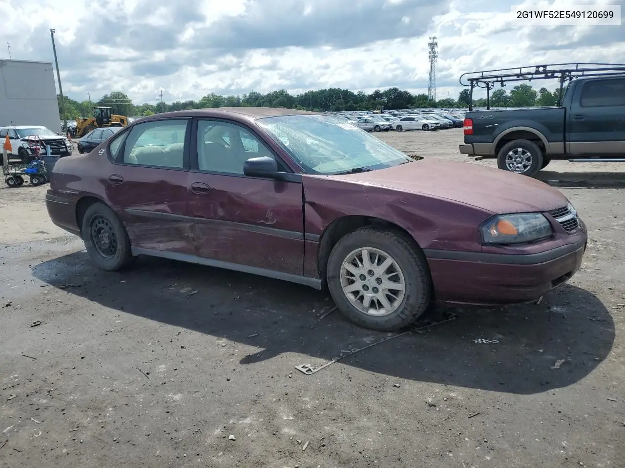 2004 Chevrolet Impala VIN: 2G1WF52E549120699 Lot: 57106065
