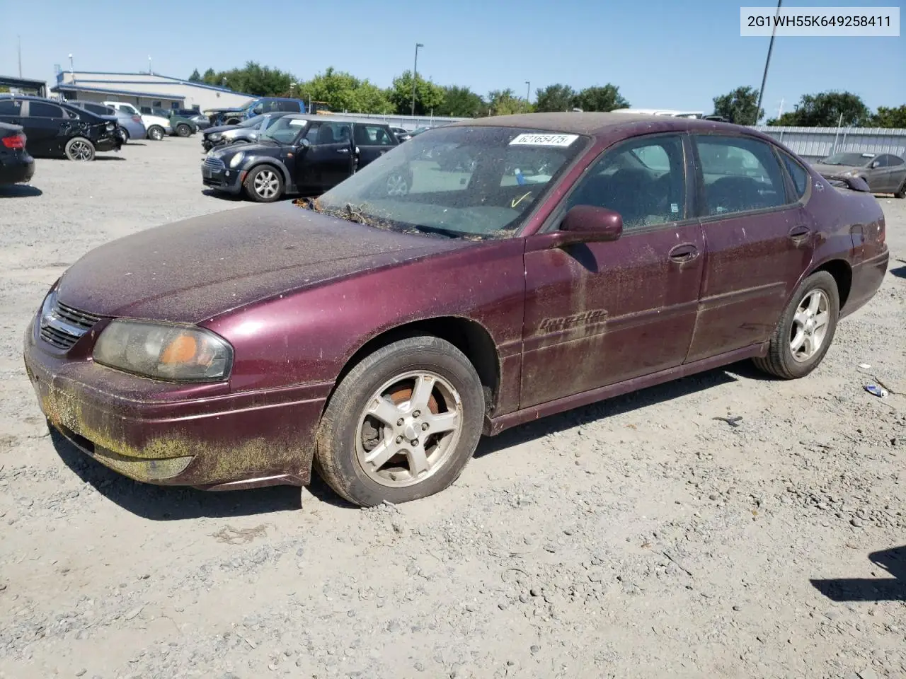 2004 Chevrolet Impala Ls VIN: 2G1WH55K649258411 Lot: 62165475