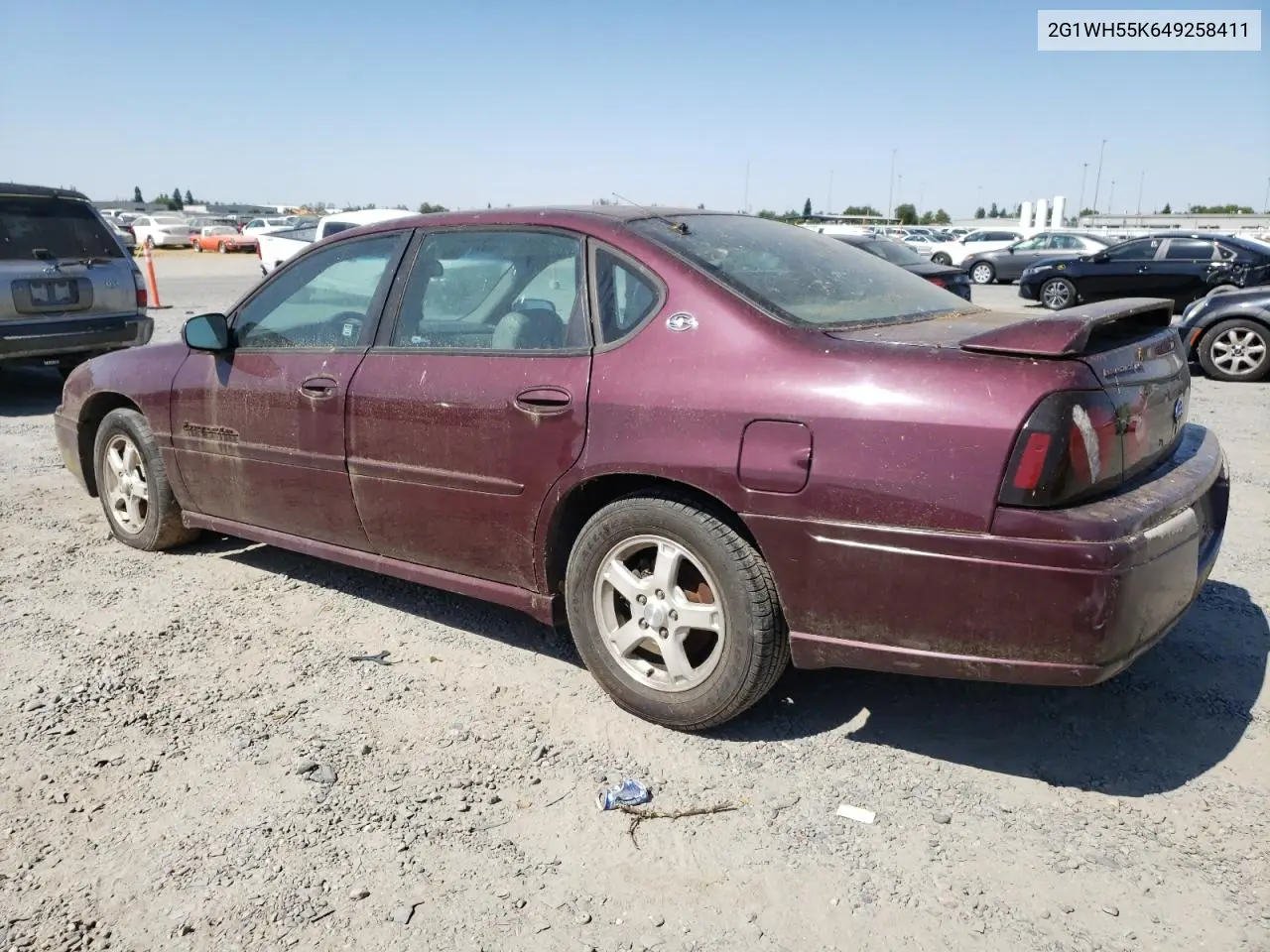 2004 Chevrolet Impala Ls VIN: 2G1WH55K649258411 Lot: 62165475