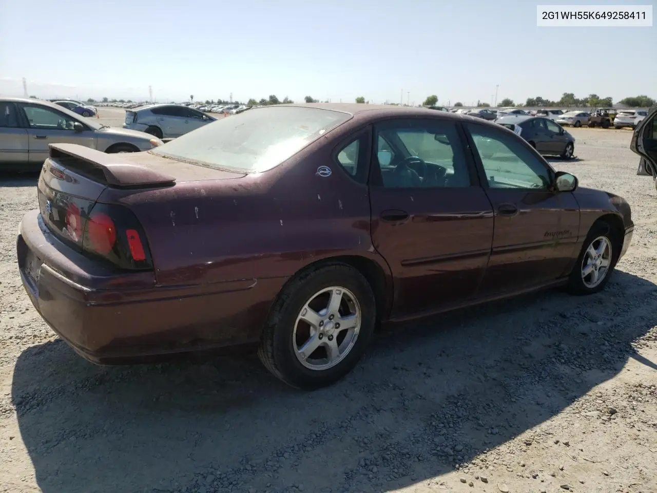 2004 Chevrolet Impala Ls VIN: 2G1WH55K649258411 Lot: 62165475