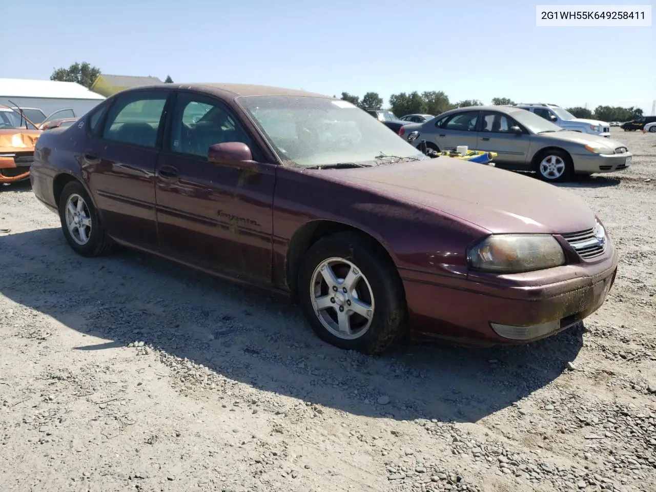 2004 Chevrolet Impala Ls VIN: 2G1WH55K649258411 Lot: 62165475
