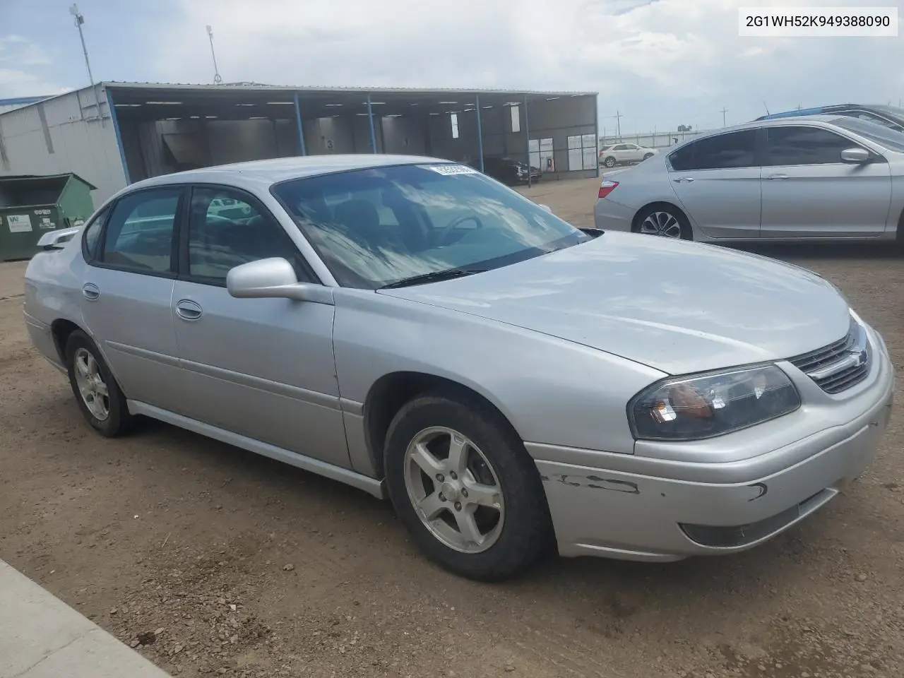 2004 Chevrolet Impala Ls VIN: 2G1WH52K949388090 Lot: 62532505