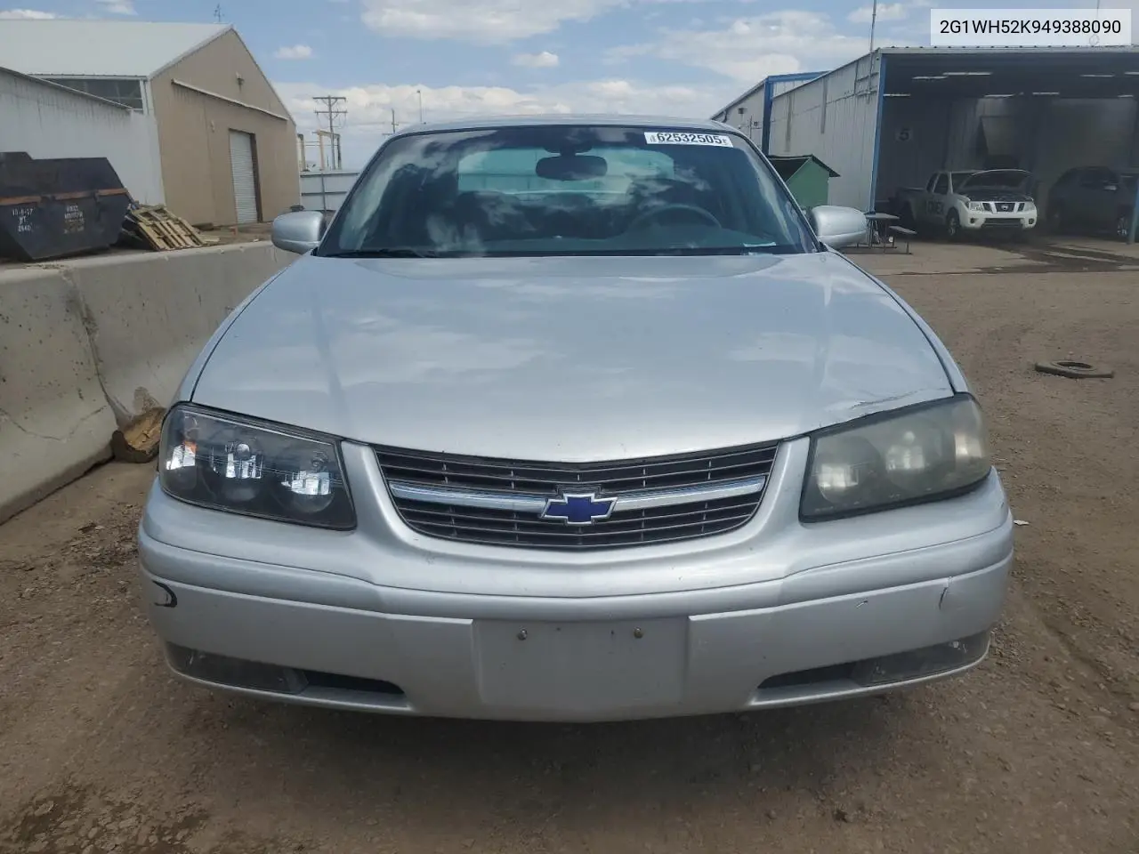 2004 Chevrolet Impala Ls VIN: 2G1WH52K949388090 Lot: 62532505
