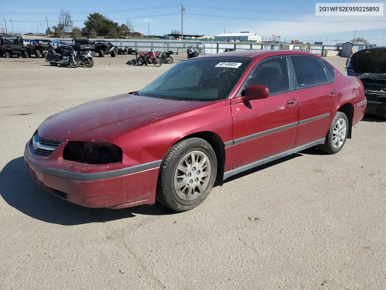 2005 Chevrolet Impala VIN: 2G1WF52E959225893 Lot: 48149805