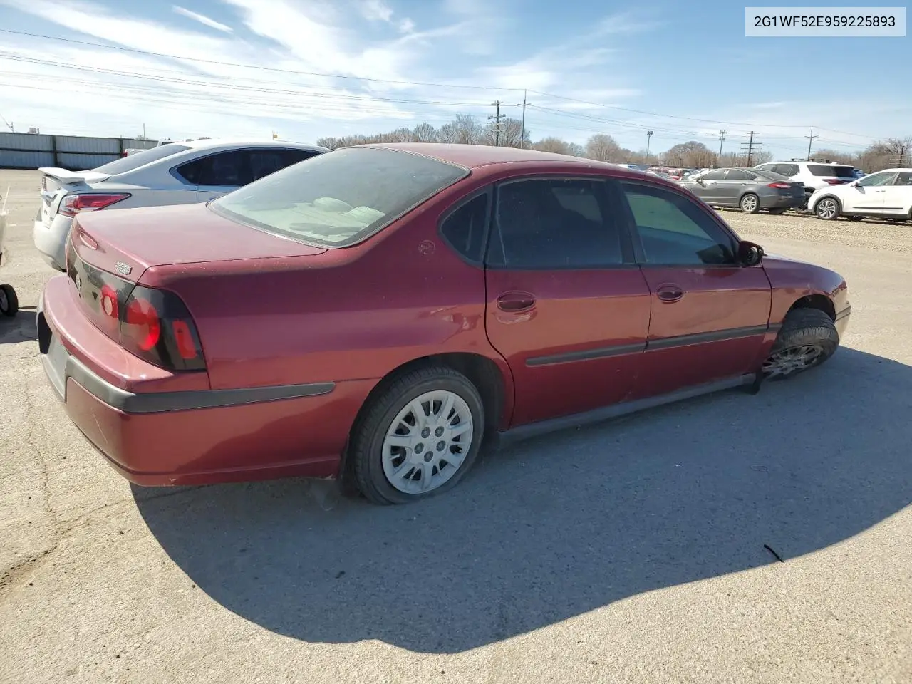 2005 Chevrolet Impala VIN: 2G1WF52E959225893 Lot: 48149805