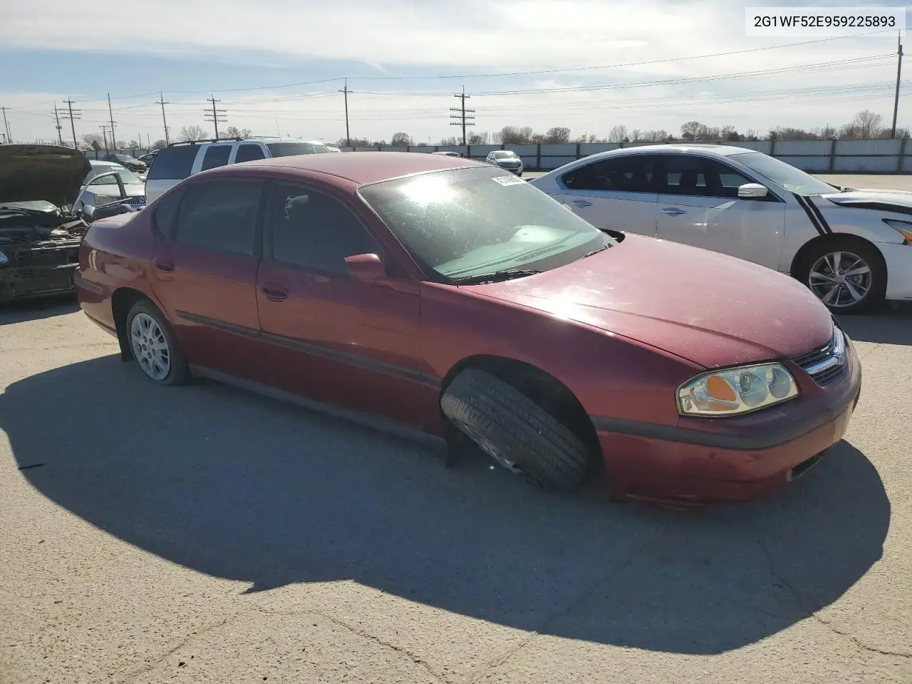2005 Chevrolet Impala VIN: 2G1WF52E959225893 Lot: 48149805