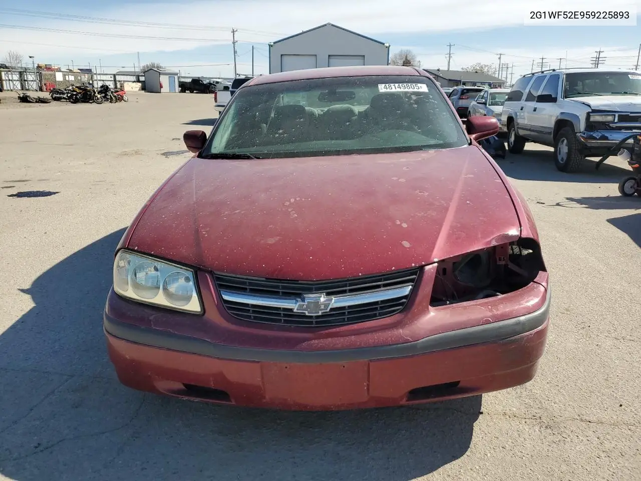 2005 Chevrolet Impala VIN: 2G1WF52E959225893 Lot: 48149805
