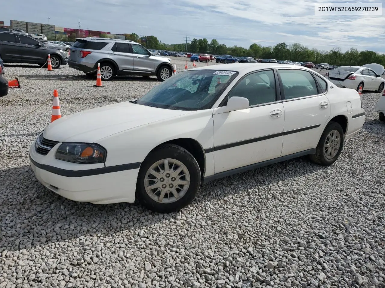 2005 Chevrolet Impala VIN: 2G1WF52E659270239 Lot: 55949145