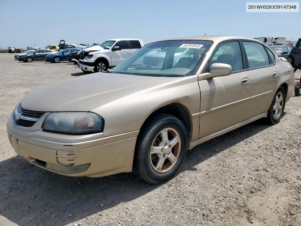2005 Chevrolet Impala Ls VIN: 2G1WH52KX59147348 Lot: 56157615