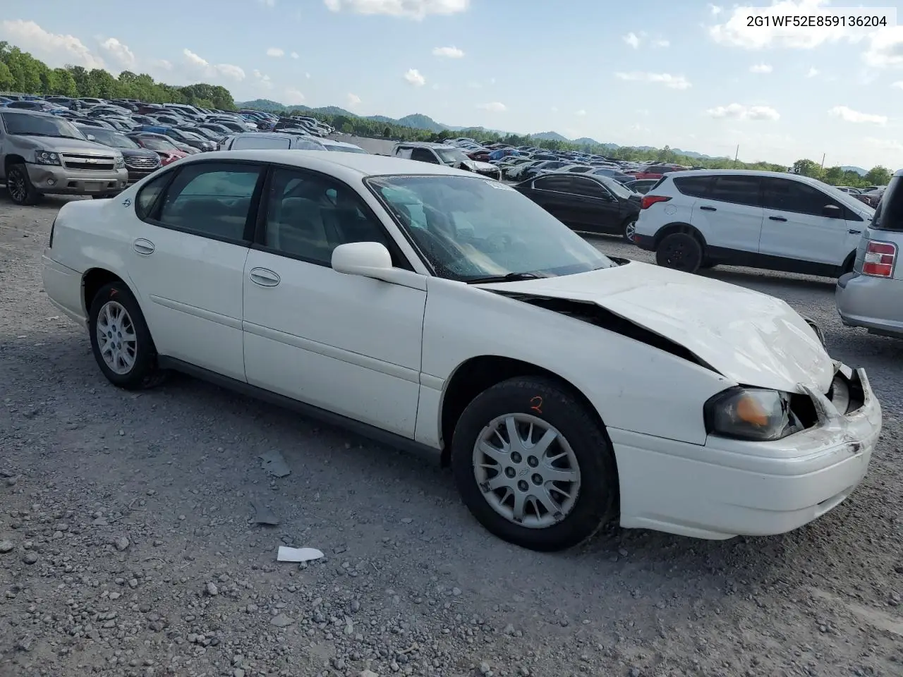 2005 Chevrolet Impala VIN: 2G1WF52E859136204 Lot: 56298115