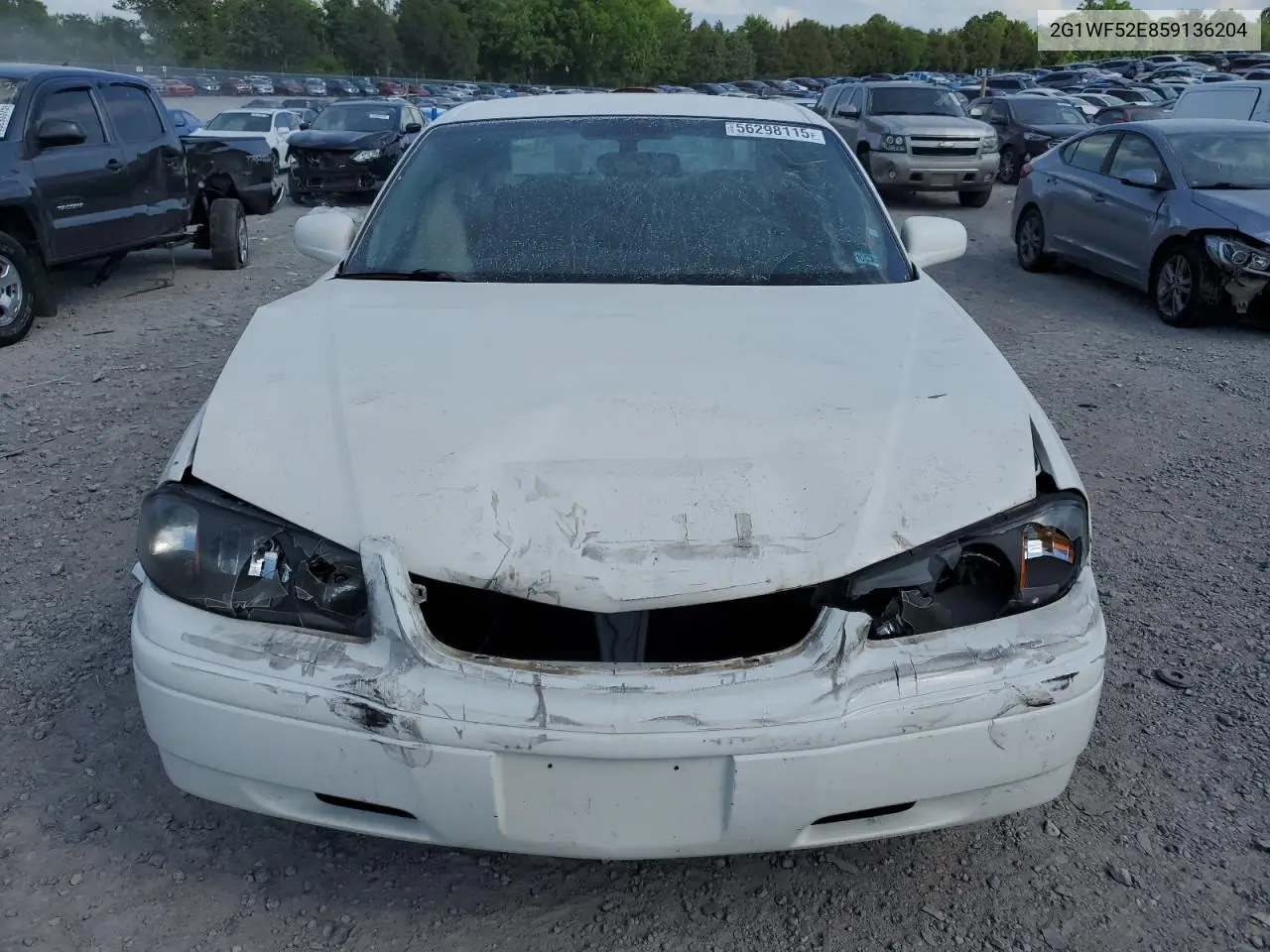 2005 Chevrolet Impala VIN: 2G1WF52E859136204 Lot: 56298115