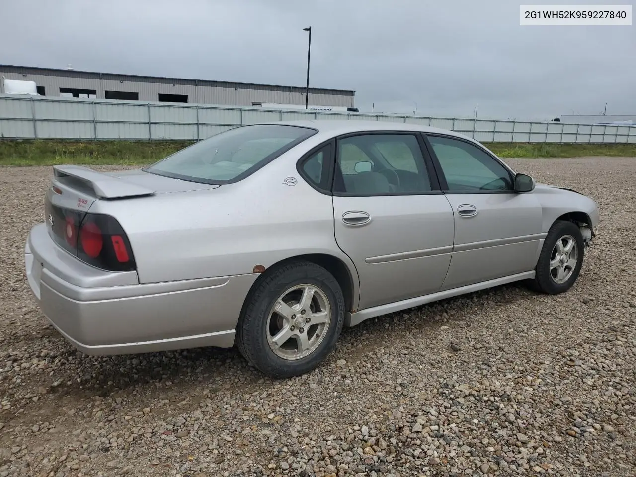 2005 Chevrolet Impala Ls VIN: 2G1WH52K959227840 Lot: 62359315