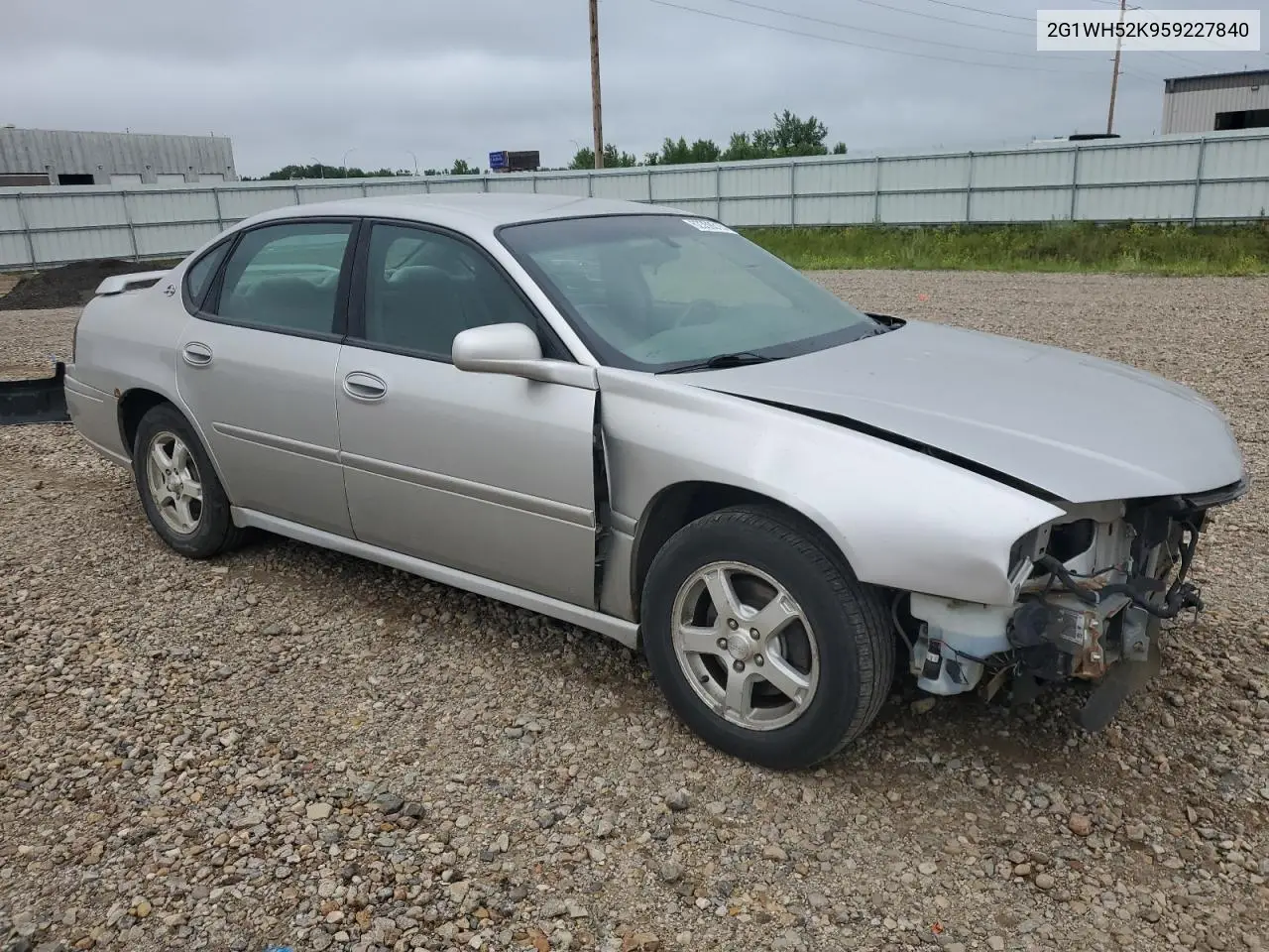2005 Chevrolet Impala Ls VIN: 2G1WH52K959227840 Lot: 62359315