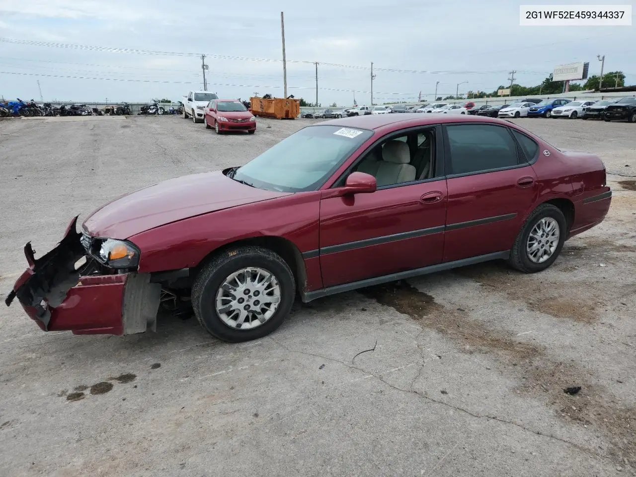 2005 Chevrolet Impala VIN: 2G1WF52E459344337 Lot: 63236765