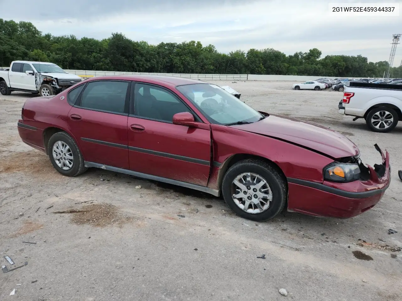 2005 Chevrolet Impala VIN: 2G1WF52E459344337 Lot: 63236765
