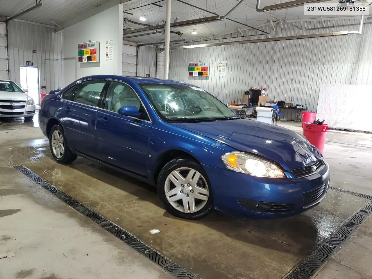 2006 Chevrolet Impala Ltz VIN: 2G1WU581269181358 Lot: 57664835