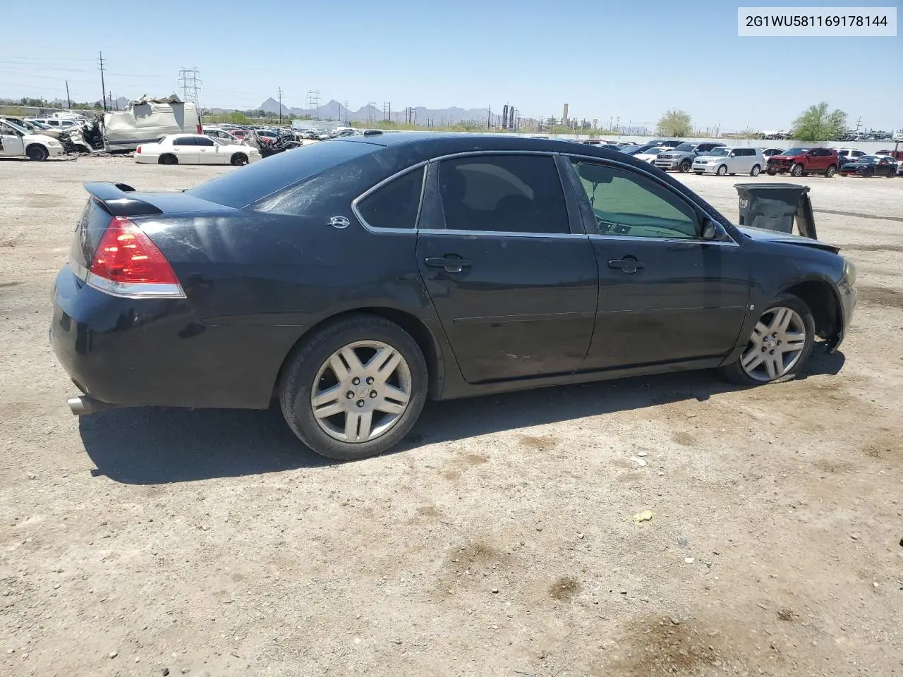 2006 Chevrolet Impala Ltz VIN: 2G1WU581169178144 Lot: 60332085