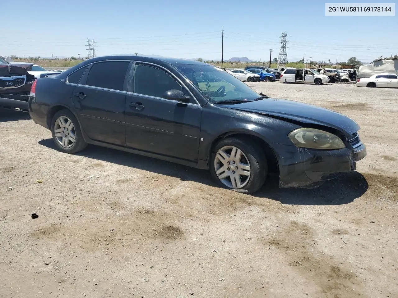 2006 Chevrolet Impala Ltz VIN: 2G1WU581169178144 Lot: 60332085