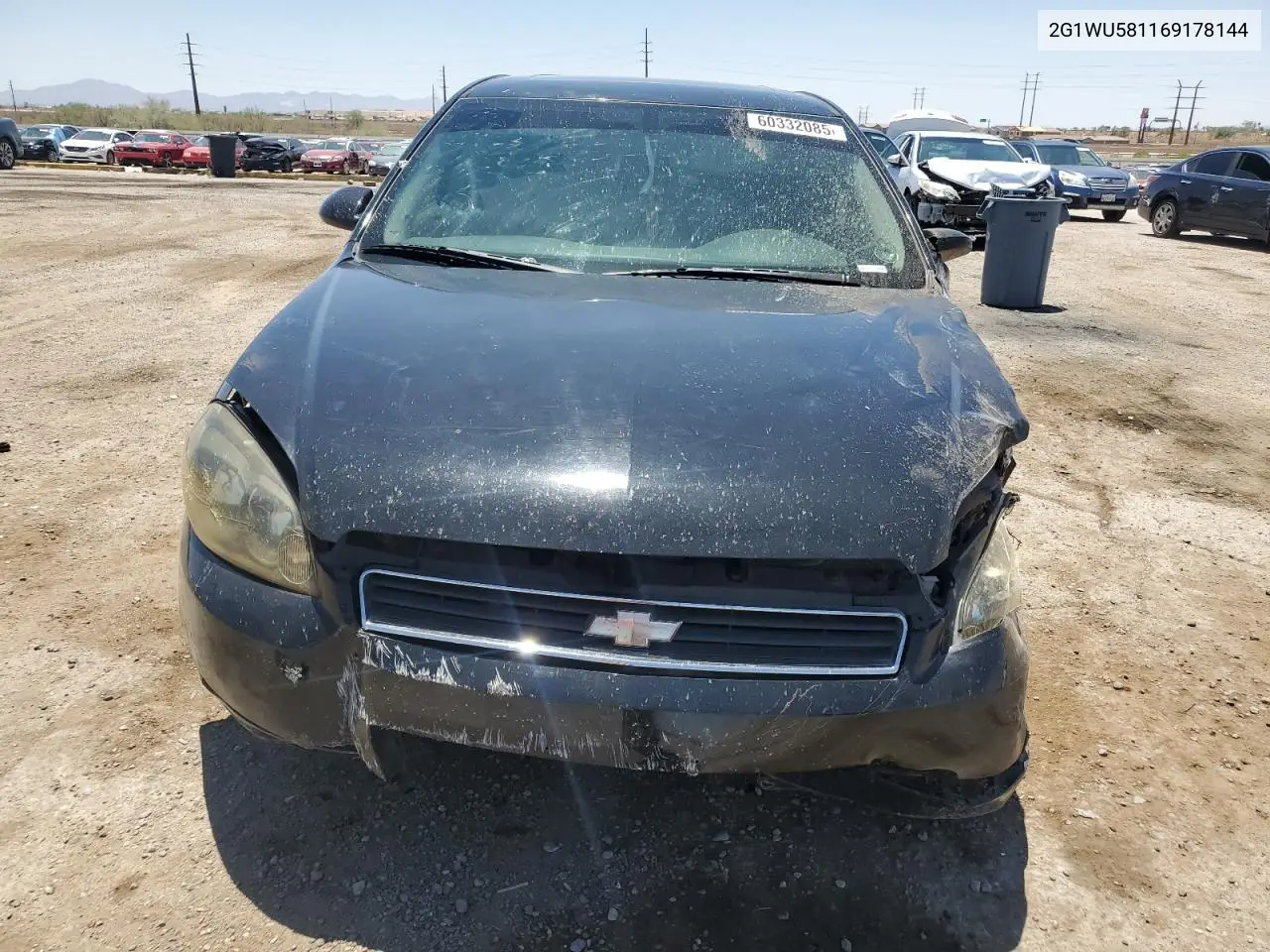 2006 Chevrolet Impala Ltz VIN: 2G1WU581169178144 Lot: 60332085