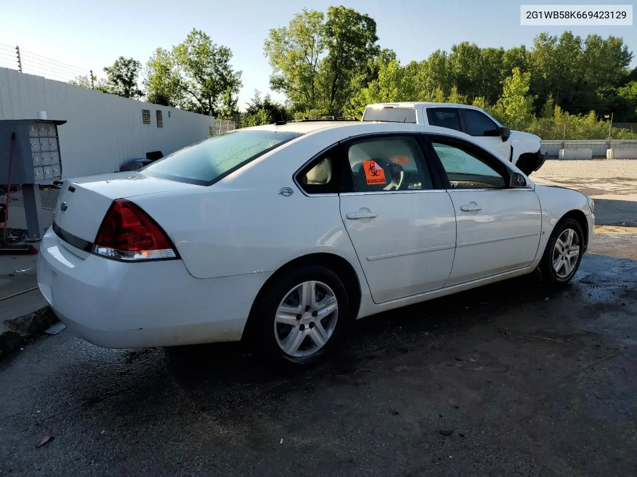 2006 Chevrolet Impala Ls VIN: 2G1WB58K669423129 Lot: 63242415