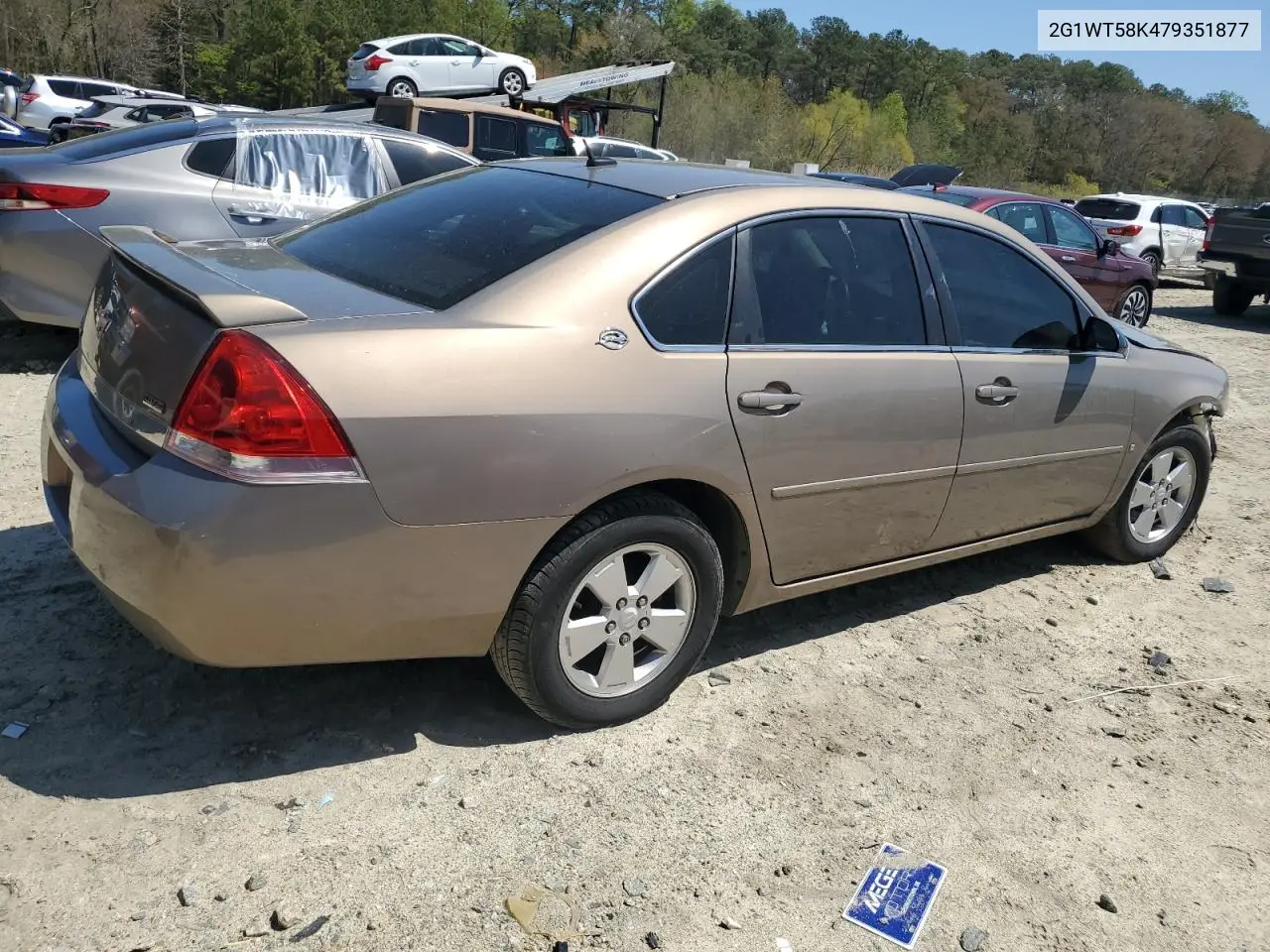 2007 Chevrolet Impala Lt VIN: 2G1WT58K479351877 Lot: 53395915