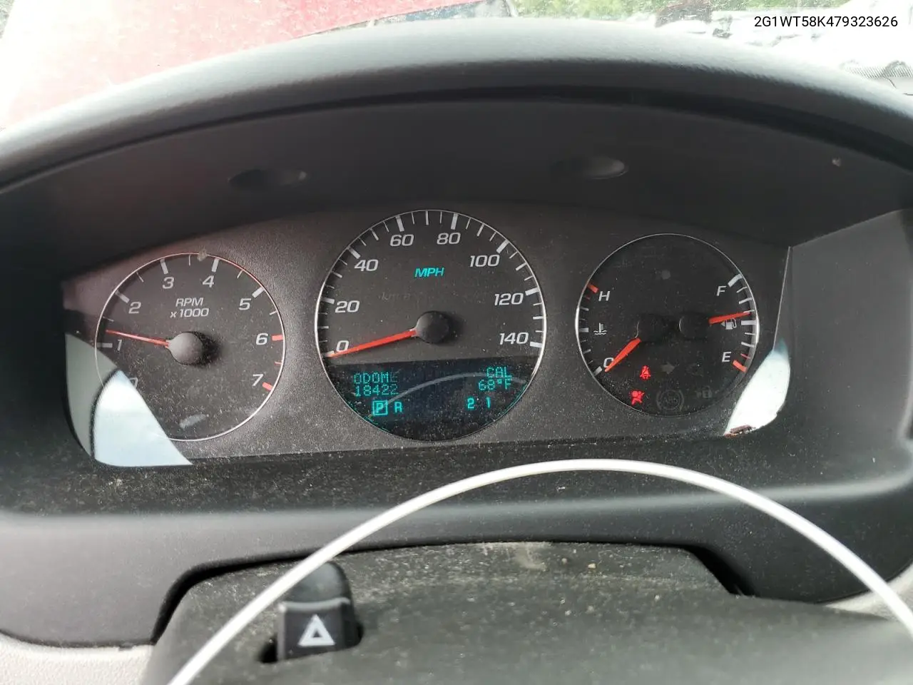 2007 Chevrolet Impala Lt VIN: 2G1WT58K479323626 Lot: 56567575