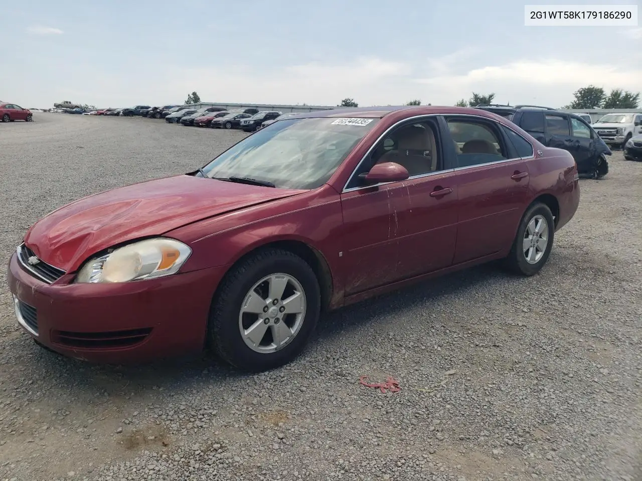 2007 Chevrolet Impala Lt VIN: 2G1WT58K179186290 Lot: 62744435
