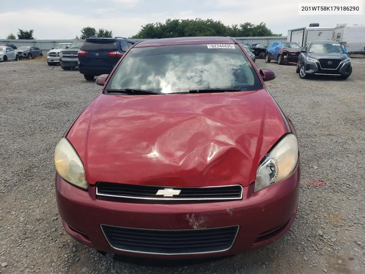 2007 Chevrolet Impala Lt VIN: 2G1WT58K179186290 Lot: 62744435
