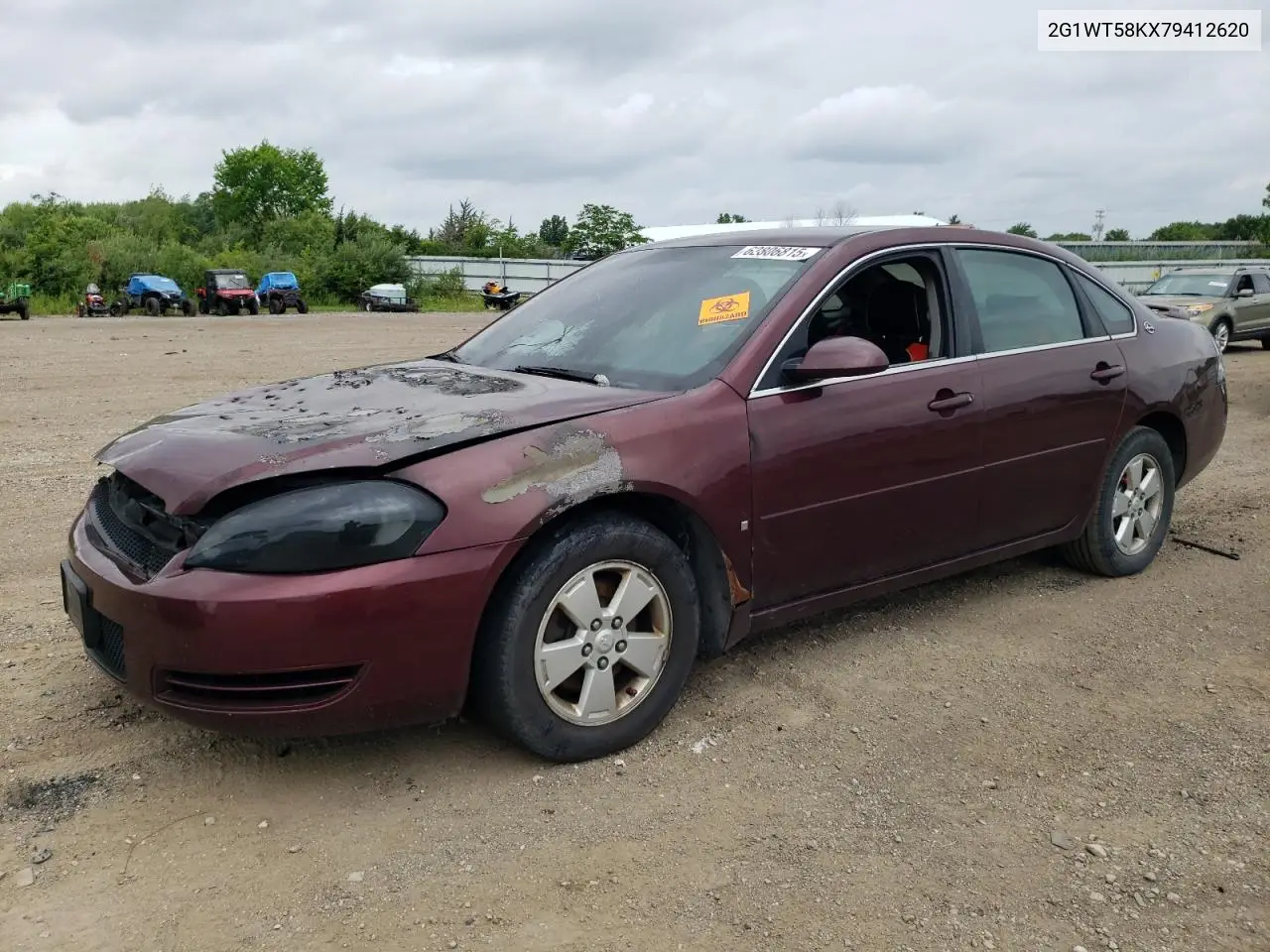 2007 Chevrolet Impala Lt VIN: 2G1WT58KX79412620 Lot: 62806815