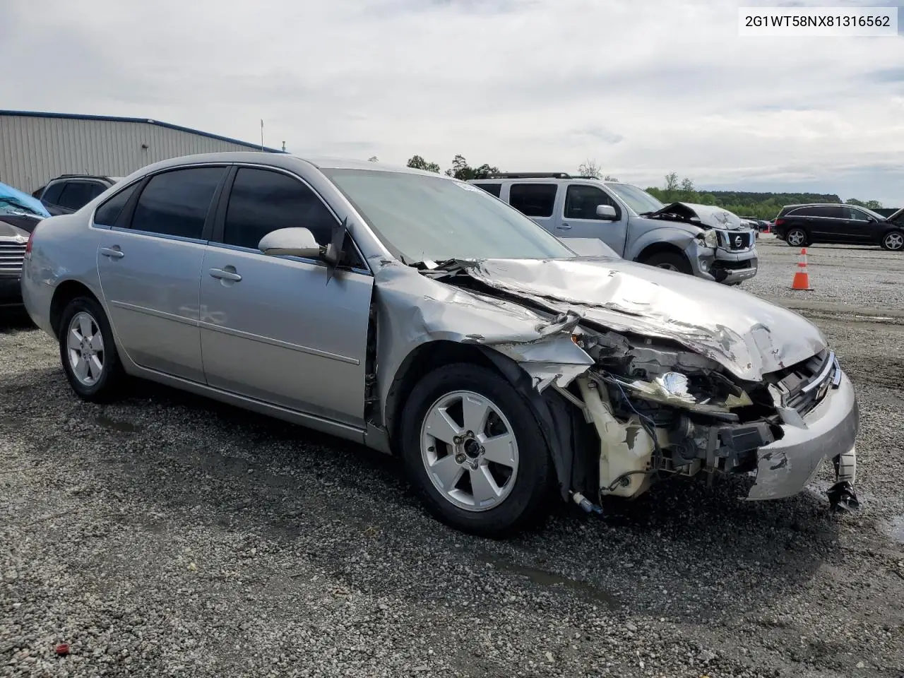 2008 Chevrolet Impala Lt VIN: 2G1WT58NX81316562 Lot: 54228195