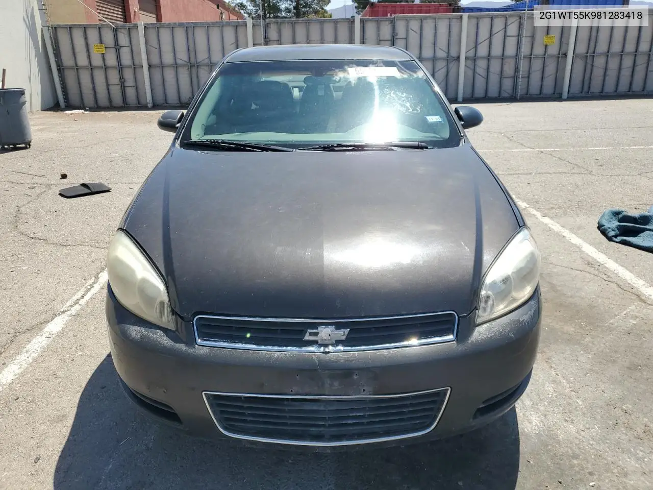 2008 Chevrolet Impala Lt VIN: 2G1WT55K981283418 Lot: 55624495