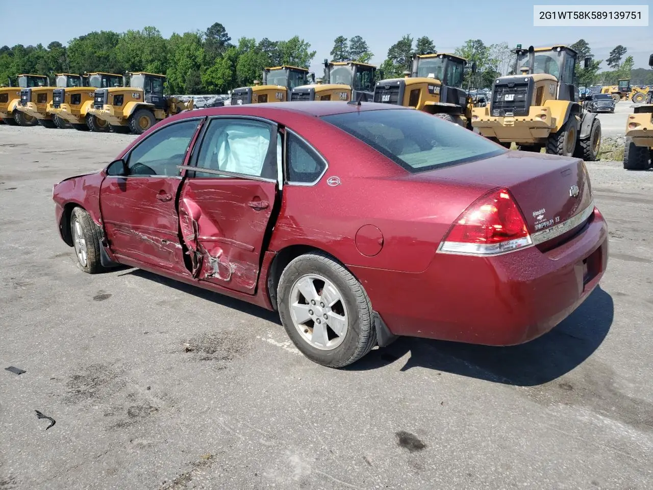 2008 Chevrolet Impala Lt VIN: 2G1WT58K589139751 Lot: 56007805