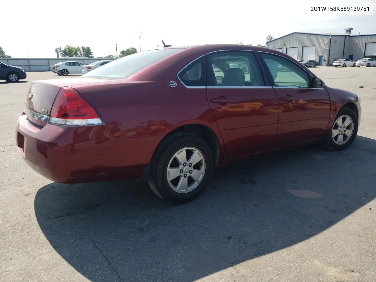2008 Chevrolet Impala Lt VIN: 2G1WT58K589139751 Lot: 56007805