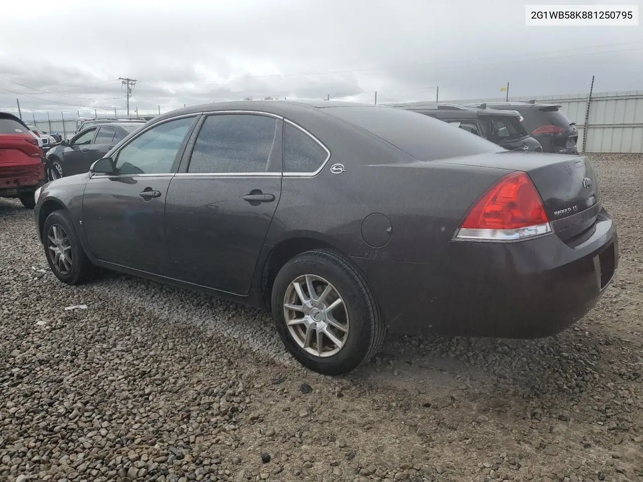 2008 Chevrolet Impala Ls VIN: 2G1WB58K881250795 Lot: 57073335