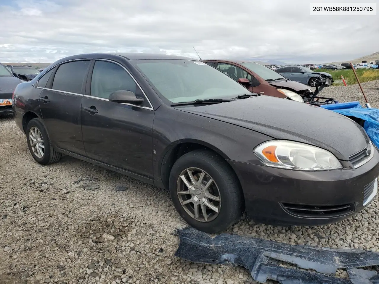 2008 Chevrolet Impala Ls VIN: 2G1WB58K881250795 Lot: 57073335