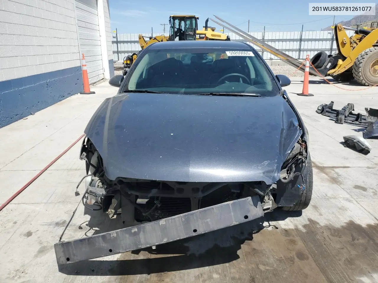 2008 Chevrolet Impala Ltz VIN: 2G1WU583781261077 Lot: 59209065