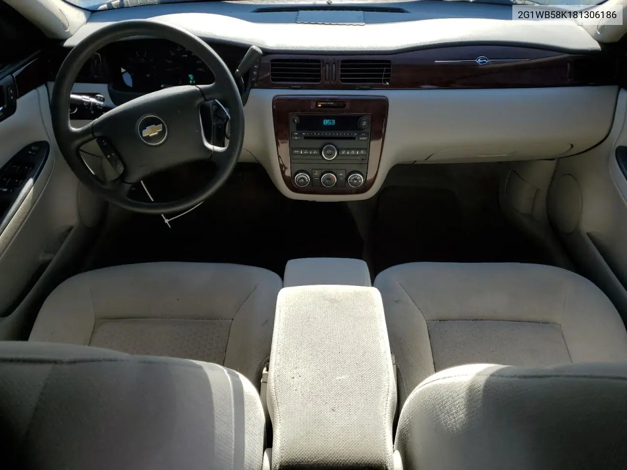 2008 Chevrolet Impala Ls VIN: 2G1WB58K181306186 Lot: 62670325
