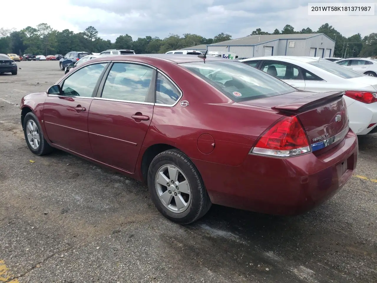 2008 Chevrolet Impala Lt VIN: 2G1WT58K181371987 Lot: 62673905