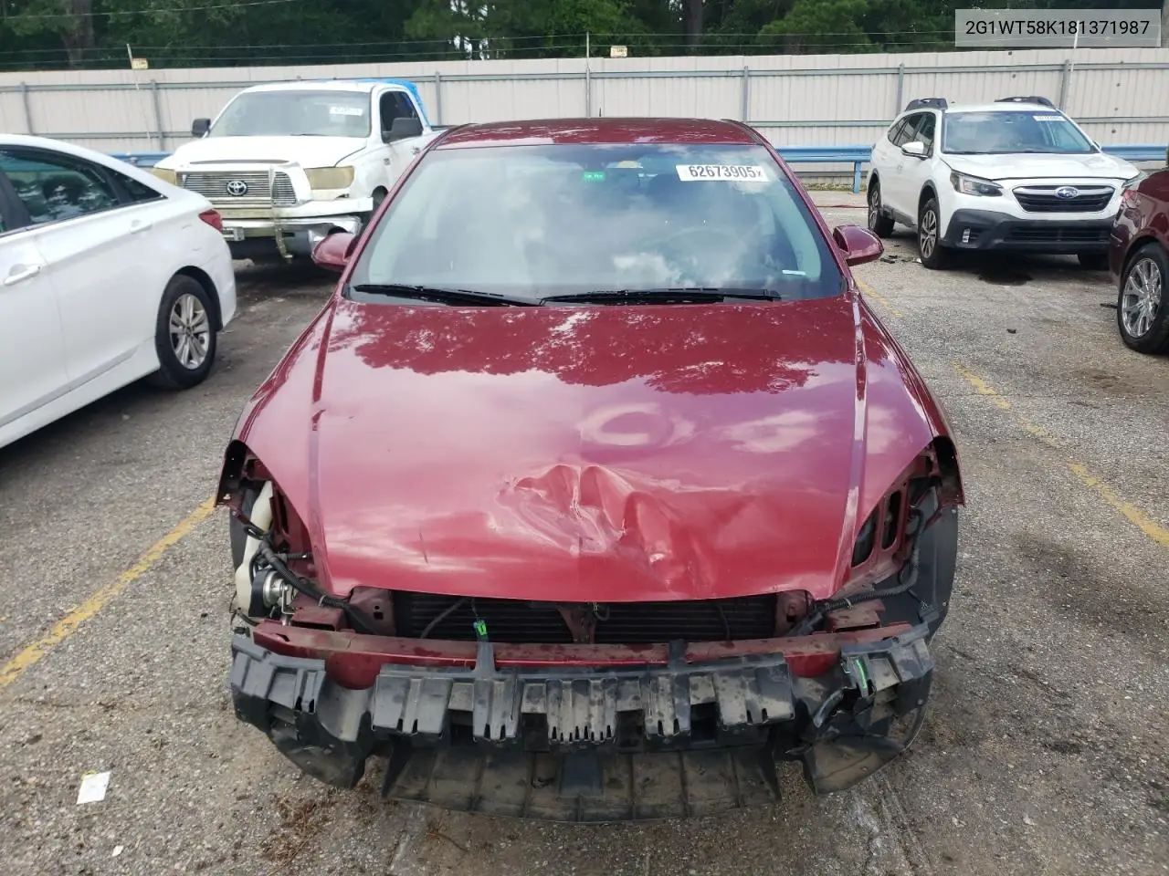 2008 Chevrolet Impala Lt VIN: 2G1WT58K181371987 Lot: 62673905