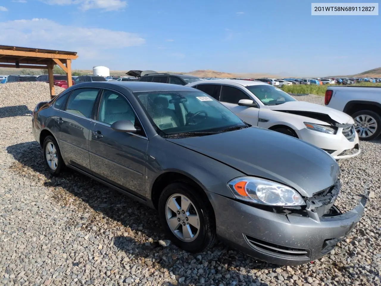 2008 Chevrolet Impala Lt VIN: 2G1WT58N689112827 Lot: 62782405