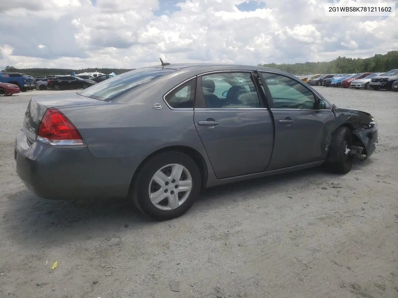 2008 Chevrolet Impala Ls VIN: 2G1WB58K781211602 Lot: 63383075