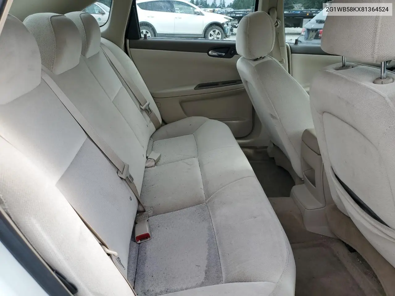 2008 Chevrolet Impala Ls VIN: 2G1WB58KX81364524 Lot: 63663045