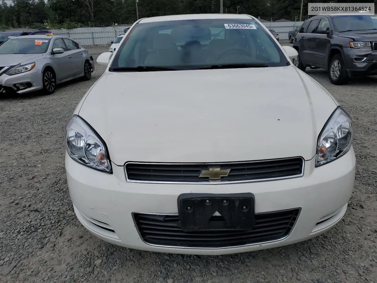 2008 Chevrolet Impala Ls VIN: 2G1WB58KX81364524 Lot: 63663045