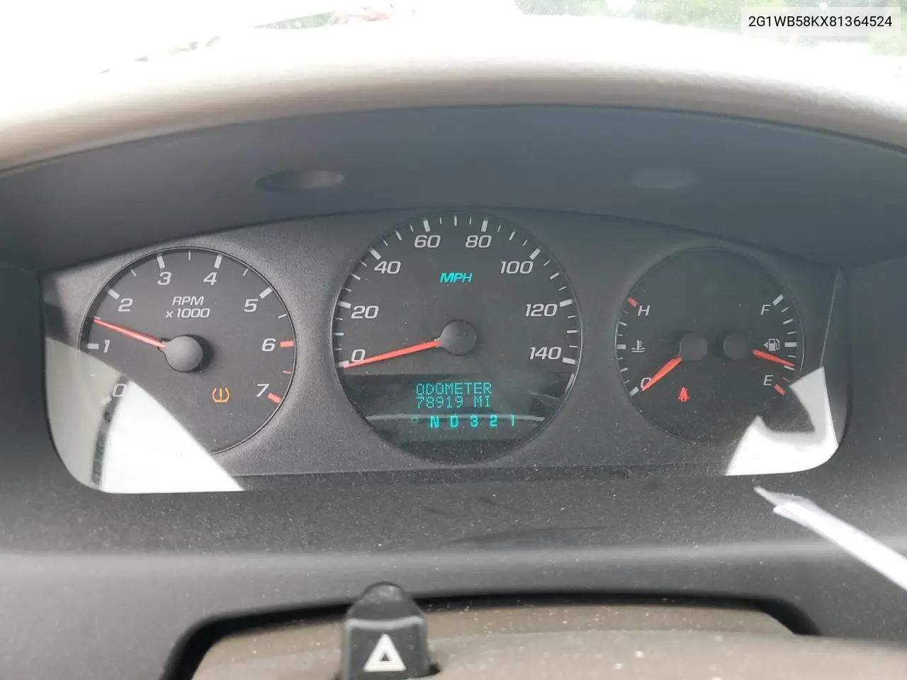 2008 Chevrolet Impala Ls VIN: 2G1WB58KX81364524 Lot: 63663045