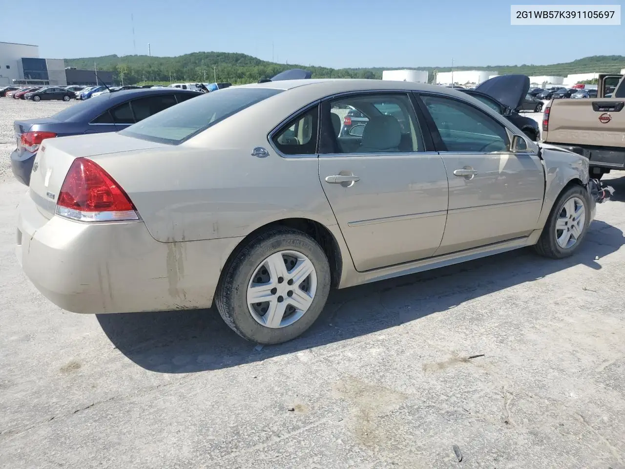 2009 Chevrolet Impala Ls VIN: 2G1WB57K391105697 Lot: 56508405